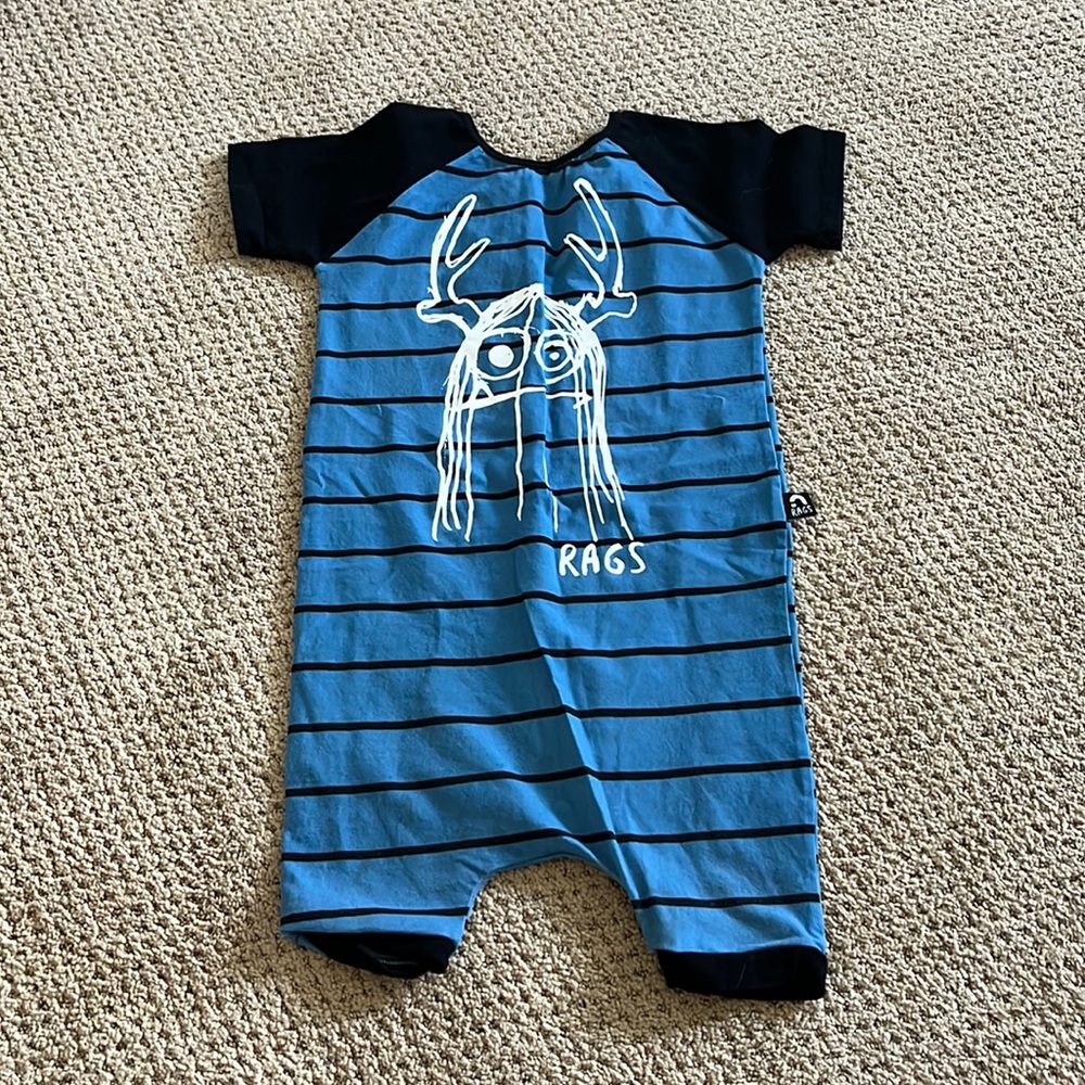 SOLD - Rags to Ratches romper